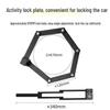 WEST BIKING Anti-theft Portable Folding Bicycle Lock