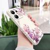 Falling Flowers Phone Case For Xiaomi Redmi Note 14 13 12 12S 11 11S 10 10S 9 9S Pro Plus 4G 5G Liquid Silicone Cover