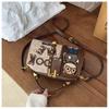 Versatile Women's Boston Retro Crossbody Single Shoulder Handbag