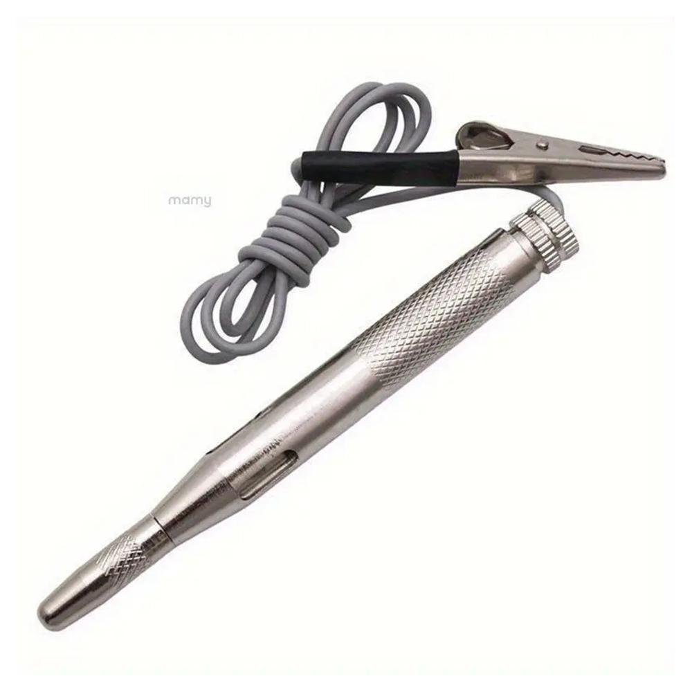 

Тестер напряжения цепи для автомобильного кабеля освещения постоянного тока 6 В 12 В 24 В медный испытательный зонд лампа предохранитель детектор зажимы авто диагностические инструменты белый