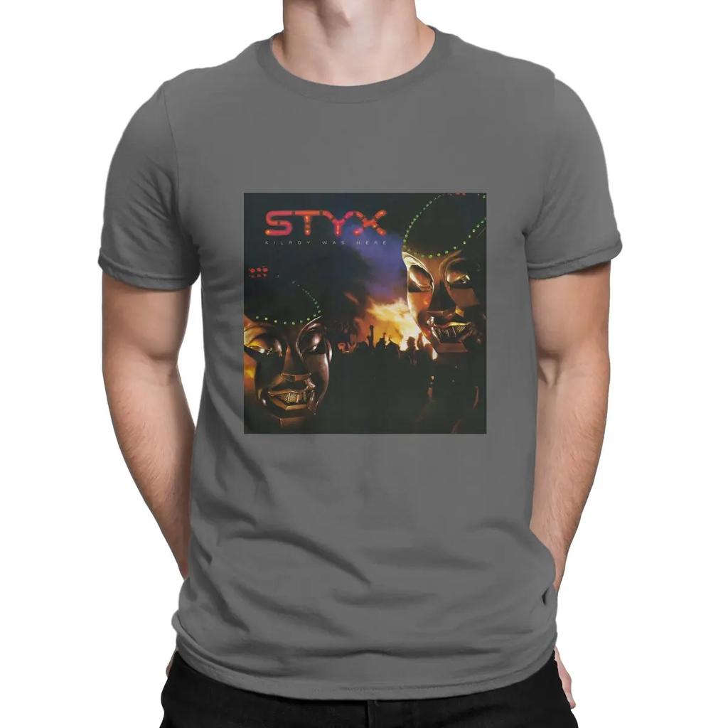 Kilroy Was Here T-Shirt für Baumwolle Einzigartige T-Shirts Rundhals STYX T-Shirt Kurzarm Oberteile 4XL 5XL 6XL Unisex
