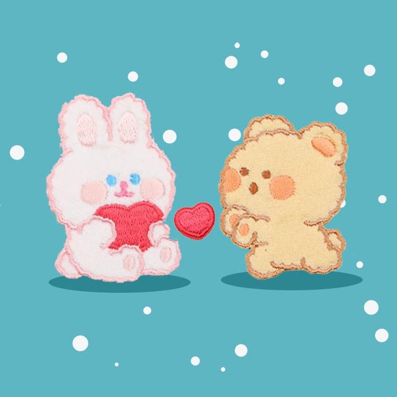 Cartoon Embroidery Cloth Sticker, Children'S Cute Clothes, Hole Patch Sticker, Bag Decoration Pattern Repair Subsidy