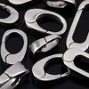 2pcs/1pc No Fade Stainless Steel Spring Lobster Clasp Oval Clasps for Keychain Keyring Carabiner Key Holder DIY Jewelry Making