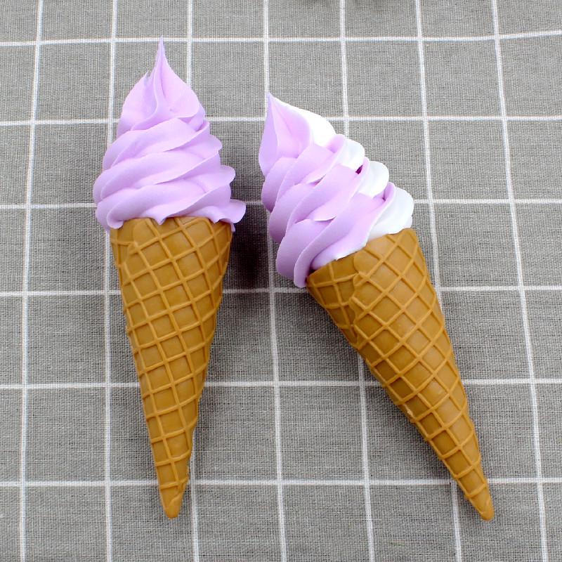 Realistic Ice Cream Cone Prop for Display & Photography