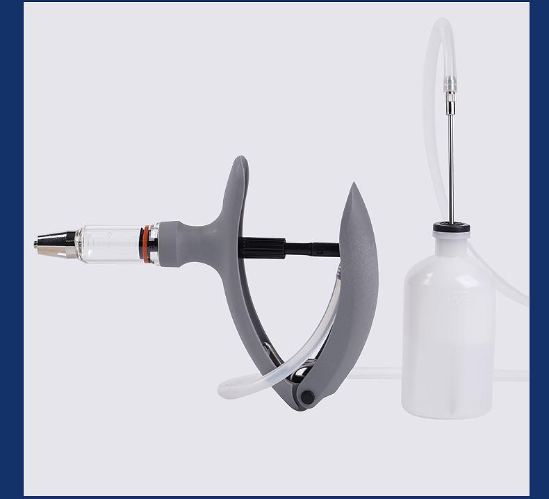 Veterinary Adjustable Catheter Injector for Livestock Vaccination (2/5ml)