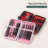 Portable Manicure Tool Set with High-Precision Tweezers, Eyebrow Trimmer & Nail Clippers 