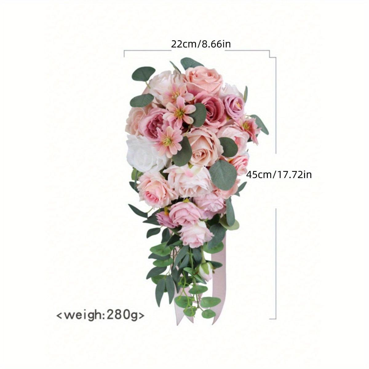 

Букеты из искусственных цветов для невесты Букеты невесты Искусственные розы Цветы для свадебной церемонии Свадебные цветы Весенний юбилей Уличный декор розовый