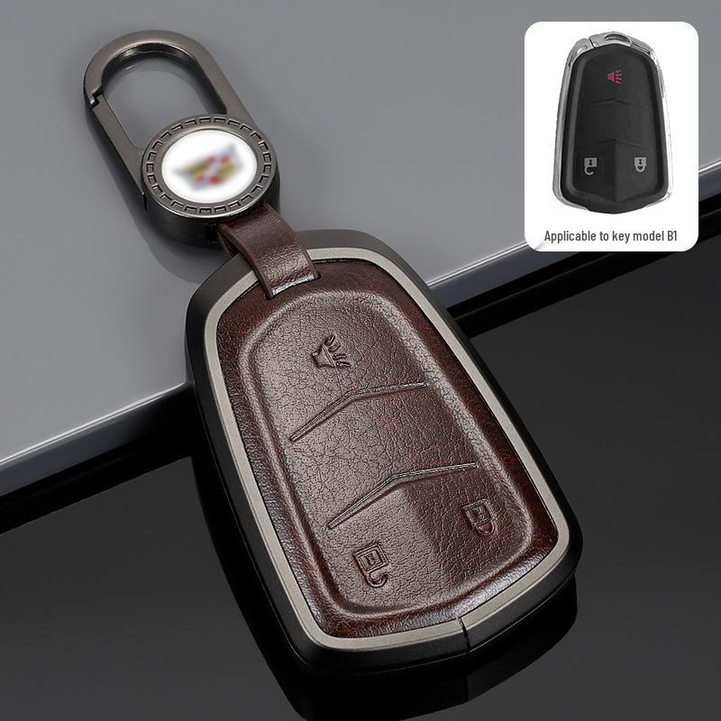 Cadillac Key Protective Shell: Fits XT4, XT5, XT6, CT4, CT5 - Original Car Key Cover with Buckle.