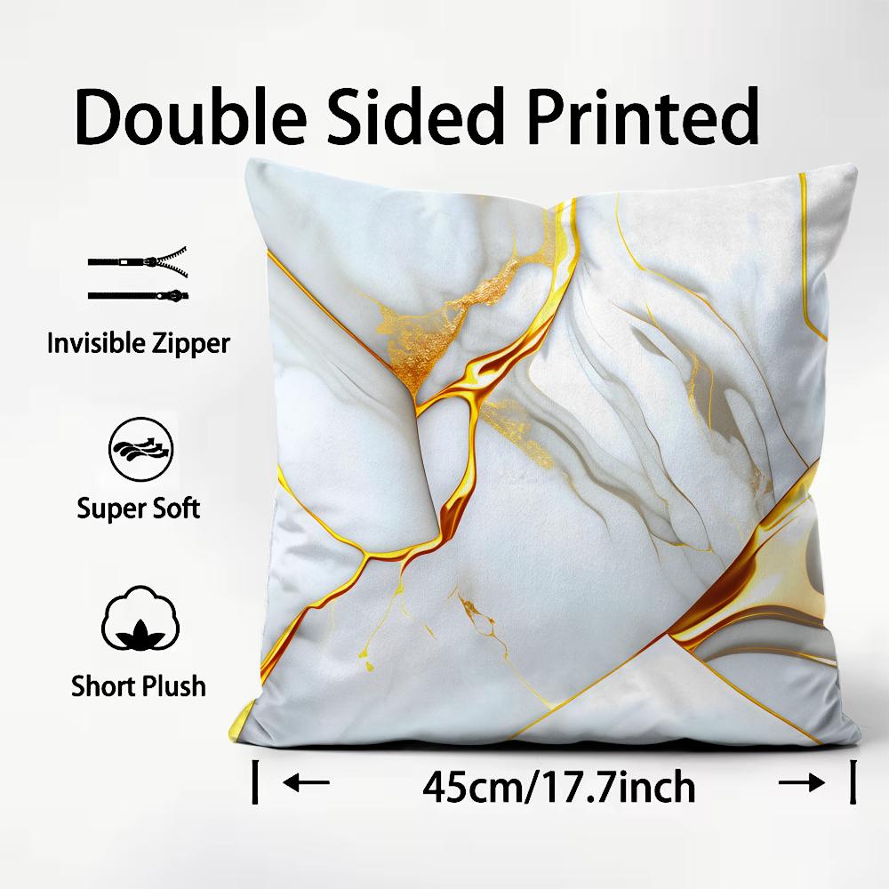 Style High-End Texture Cushion Cover Soft & Easy-Wash Pillow Case – Versatile For Couch, Bed, Travel And Office