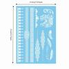 Lace Flower White Tattoo Stickers Long-lasting Butterfly Tattoo Stickers  Women Men