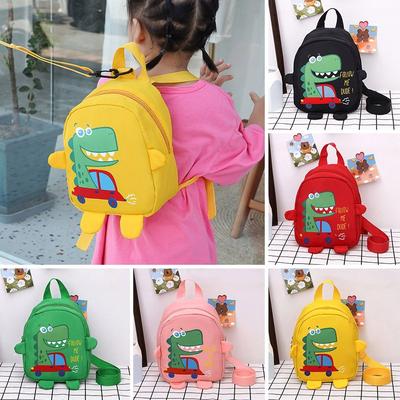 Toddler Rucksack Boys Girls Anti-Lost Backpacks Cartoon Dinosaur Kindergarten Schoolbag Safety Harness Reins School Bags