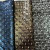 Retro Metallic Embossed Diamond Leather Fabric Hard Leather For Diy Clothes Armor Stage Costume Sliding Door Soft Bag Upholstery