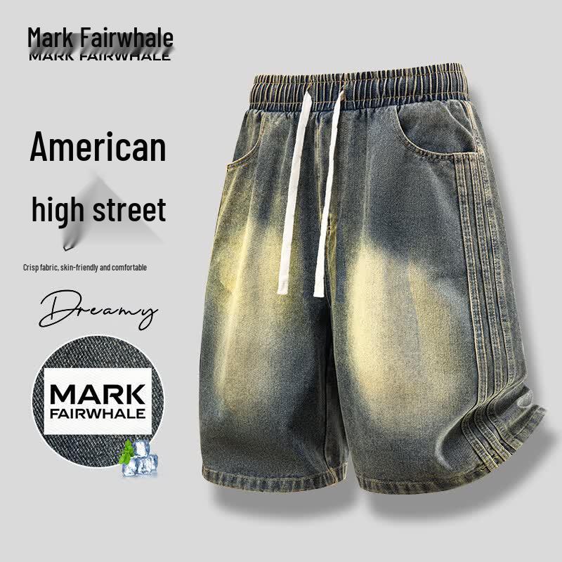 MARK FAIRWHALE Men's Ice-Feel Breathable Casual Shorts