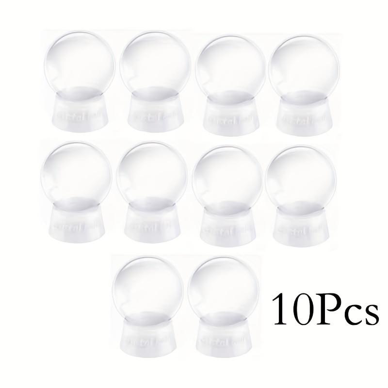 DIY Snow Globe Kit, Clear Plastic Christmas Ornaments, Home Decor, Lightweight White Display Containers for Crafts and Storage