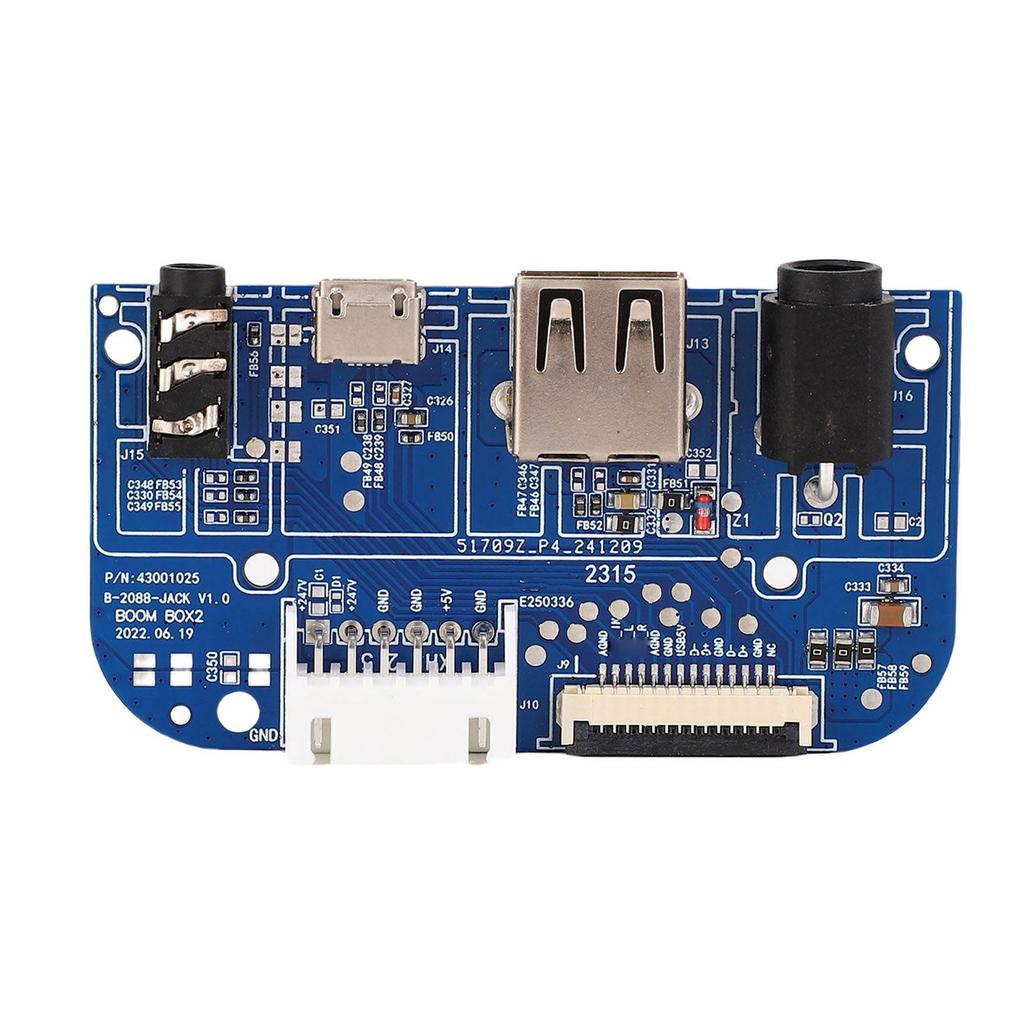 Charging Port Board Replacement for Boombox 2 PCB Charging Port Plate USB Sound Board
