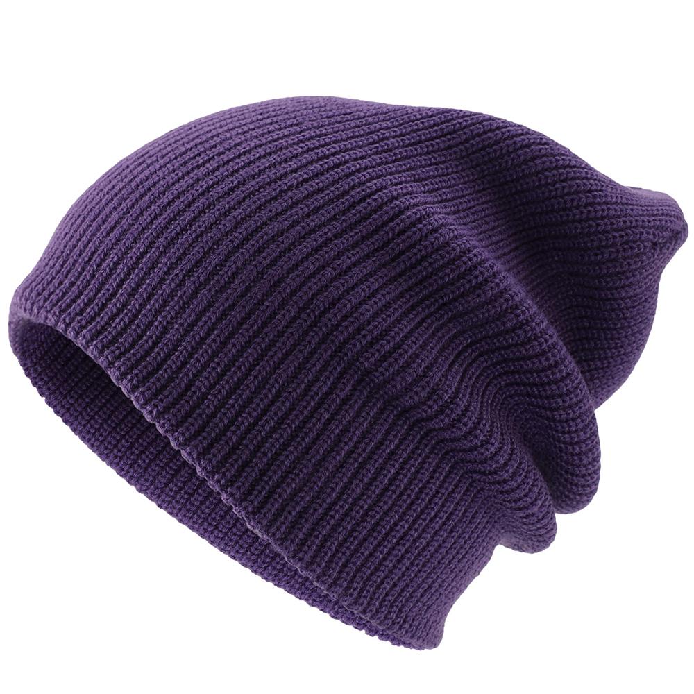 Purple color winter beanie caps manufacturer and supplier custom logo blank custom logo in stock beanies for sale