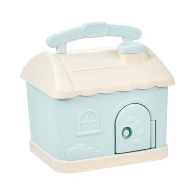 Cartoon Haus Spardose mit 3D-Aufkleber DIY Aufbewahrung Geldbox für Kinder Erwachsene Sparen Münzen