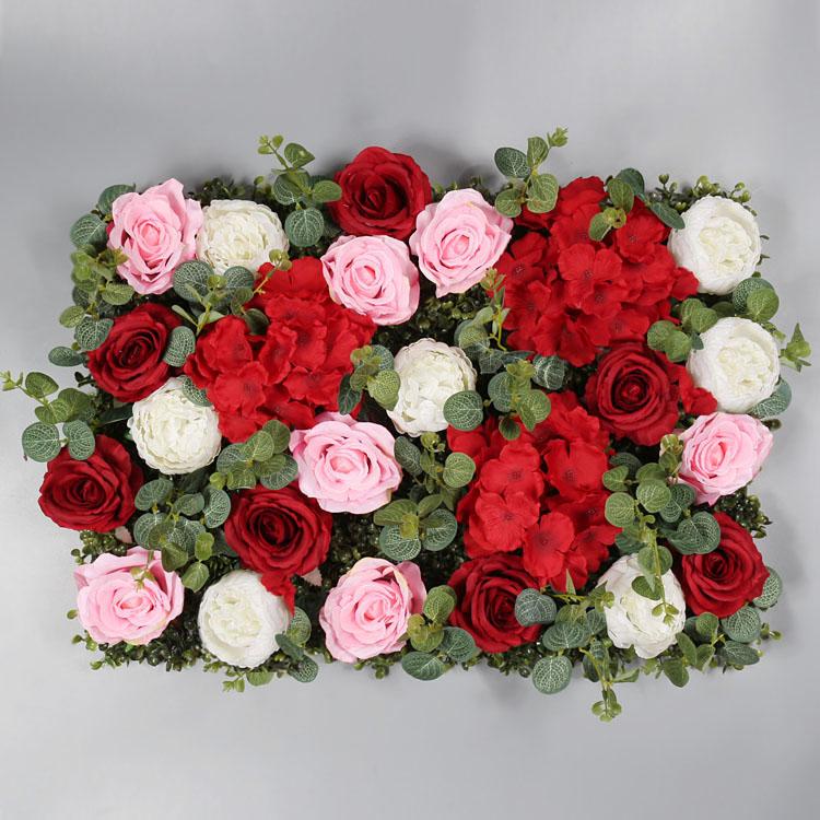 background wall Simulated flower rose embroidered ball birthday party wedding door decoration fake flower pendant wall decor
