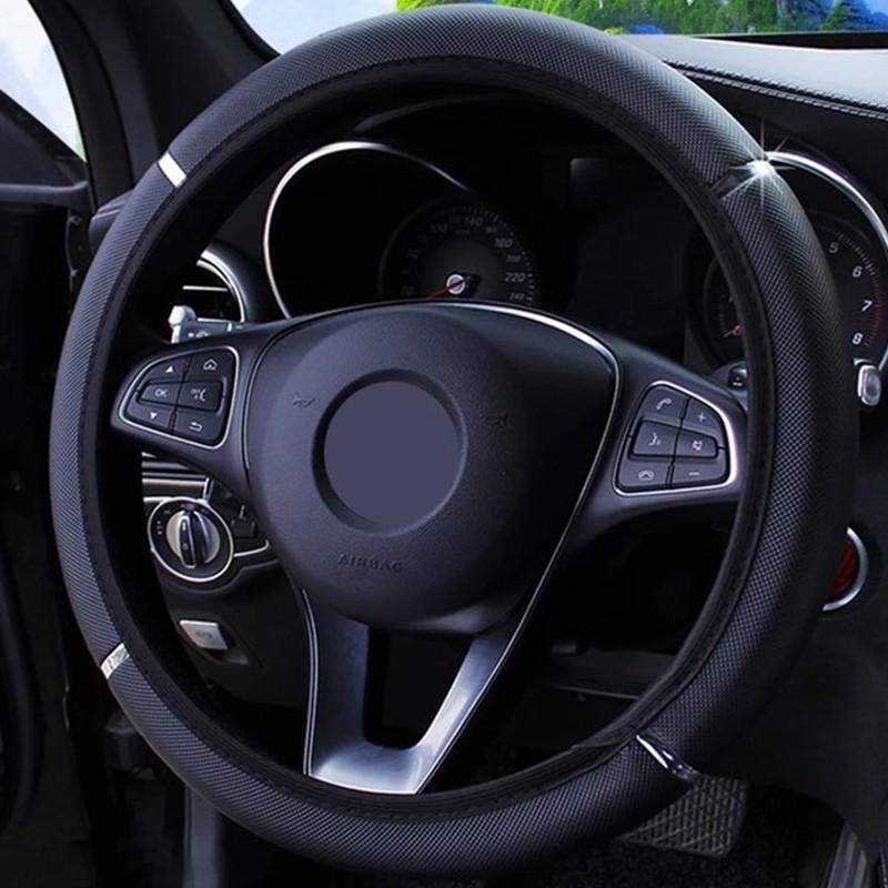 

38 см автомобильный чехол на руль, авто оплетка на руль, чехол Funda Volante, универсальные автомобильные аксессуары Like the picture