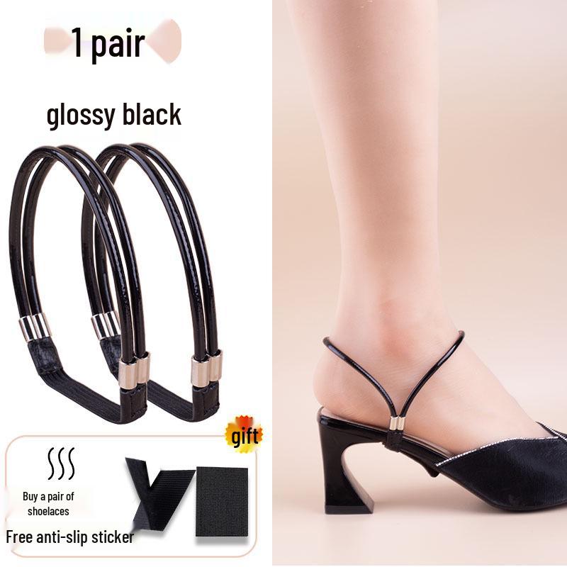 

Протиковзкі ремінці на підборах зі стразами - Фіксатори для взуття без встановлення