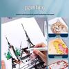 Thick Hard White Cardstock for Art: A3/A4, 8K, Special Drawing, Hand-Copied, 4/8 Open