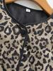 2024 Autumn Women's Cotton Animal Print Jacket - European & American Style Fashion