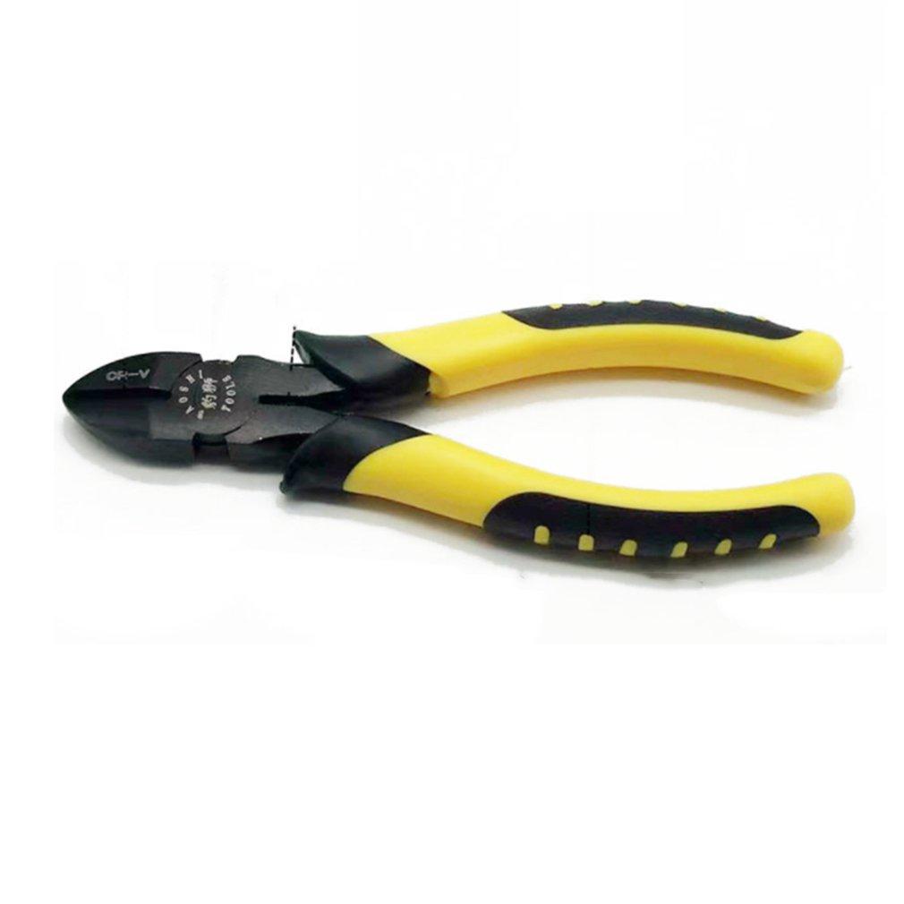 

Диагональные плоскогубцы, экономящие трудозатраты, пружины, сильная сила сдвига и высокая твердость, искусственная двухцветная противоскользящая ручка