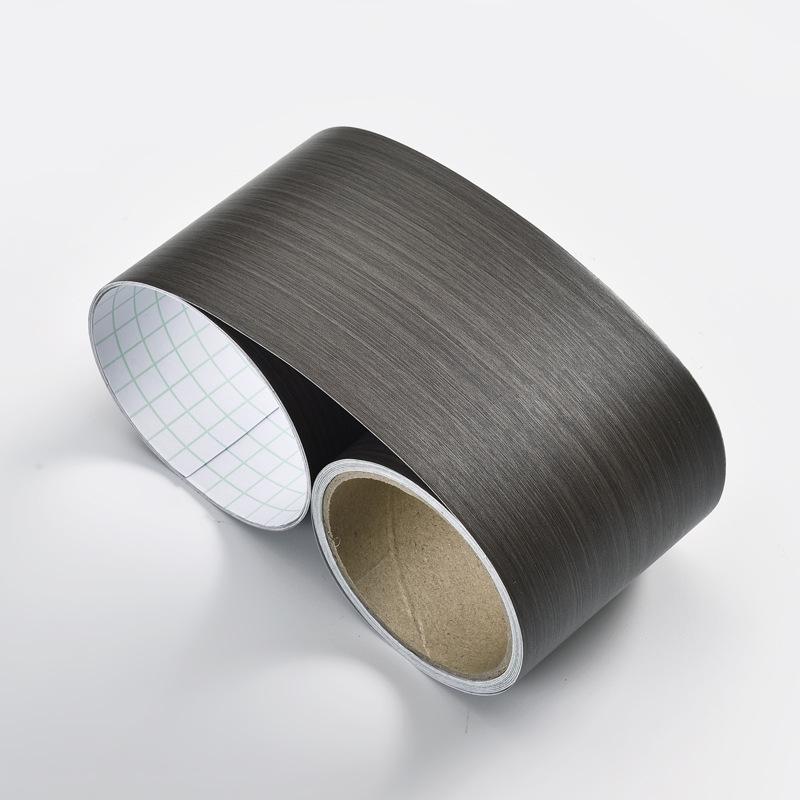 Vanntett selvklebende gulvlist og kantlist med trestruktur for møbelrenovering og sokkeldekorasjon