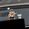 Cute Cartoon Crayon Shinchan Car Ornament Dashboard Decor For Women