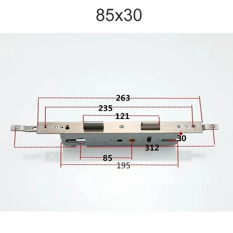 Aluminum Alloy Door Lock Body Margin 8534 8530 9230 9234 Lift Handle Lock It for 32mm Lock Cylinder