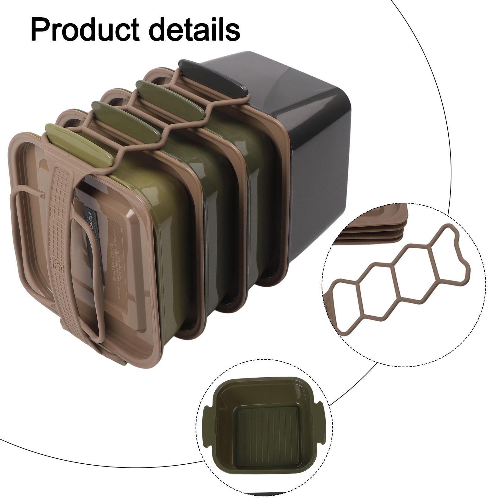 

Lunch At Work Food Storage Containers Versatile Lunch Box For Outdoor Use 4 Layer Container Compact Design Easy Organization China Mainland