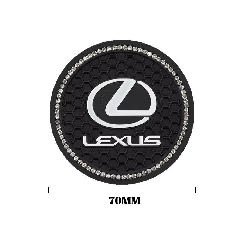 2 ks Silikonová podložka pod hrnek do auta Protiskluzový držák na pohárky pro Lexus RX300 IS200 IS250 ES350 Ct200h UX250h NX300h RX350 ES300h LBX