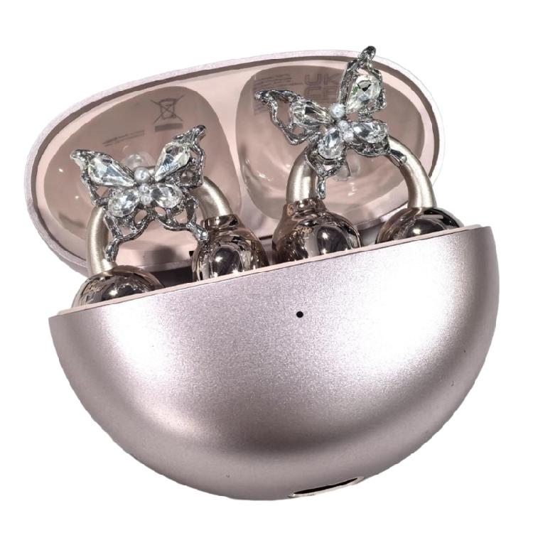 Роскошные стразы, инкрустированные бантами, зажим для наушников, съемный, для универсальных наушников, металлическая бижутерия