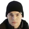 Unisex Acrylic Cotton Mix Lightweight Outdoor Troll Cap Fisherman Beanie Knit Sloppy Skull Ski Hat Korea [UNDERCONTROL] Autumn/Winter (Black)