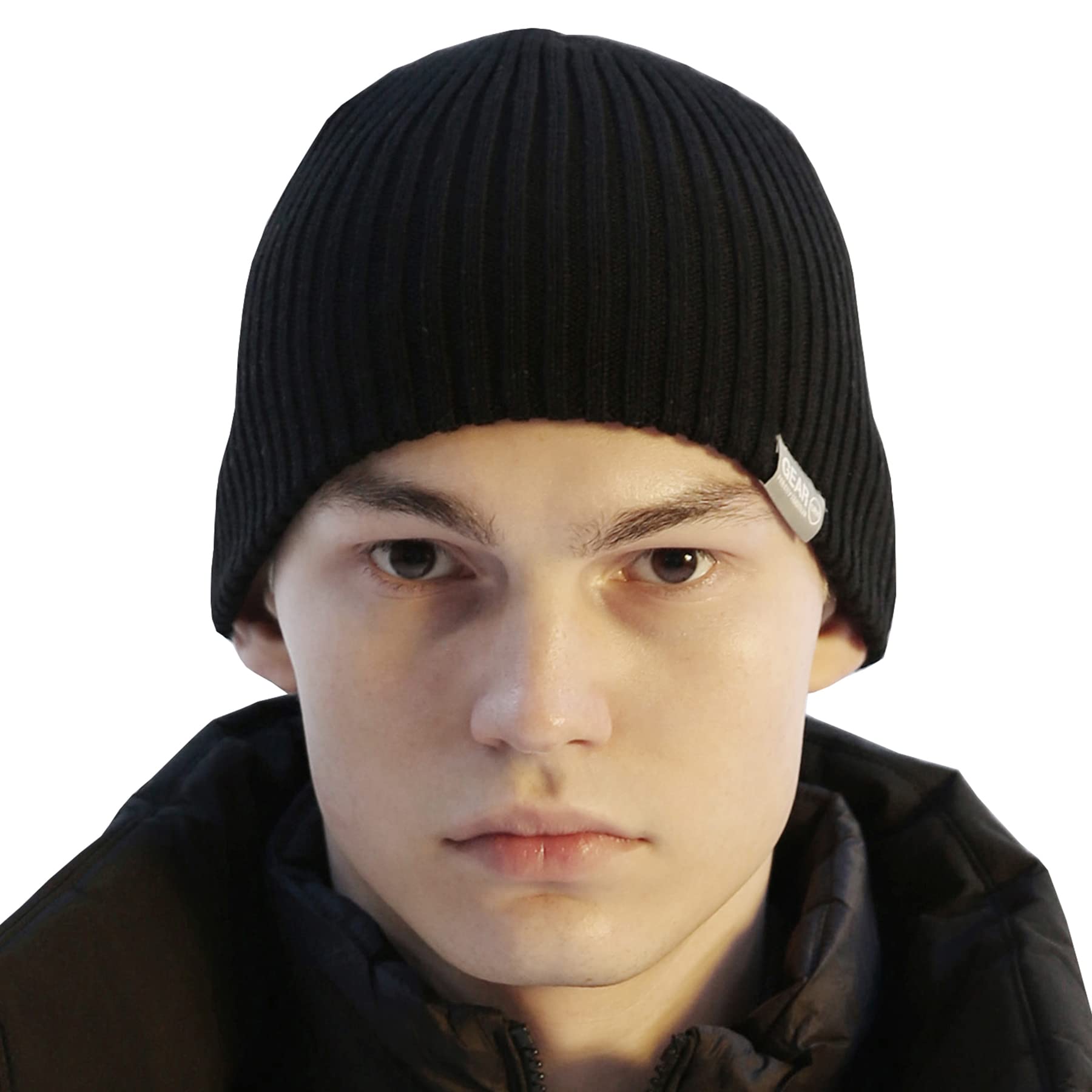 

Унисекс Акрил Хлопок Смесь Легкая Уличная Шапка Тролля Шапка Рыбака Вязаная Мешковатая Шапка-Череп Лыжная Шапка Корея [UNDERCONTROL] Осень/Зима (черный) чёрный