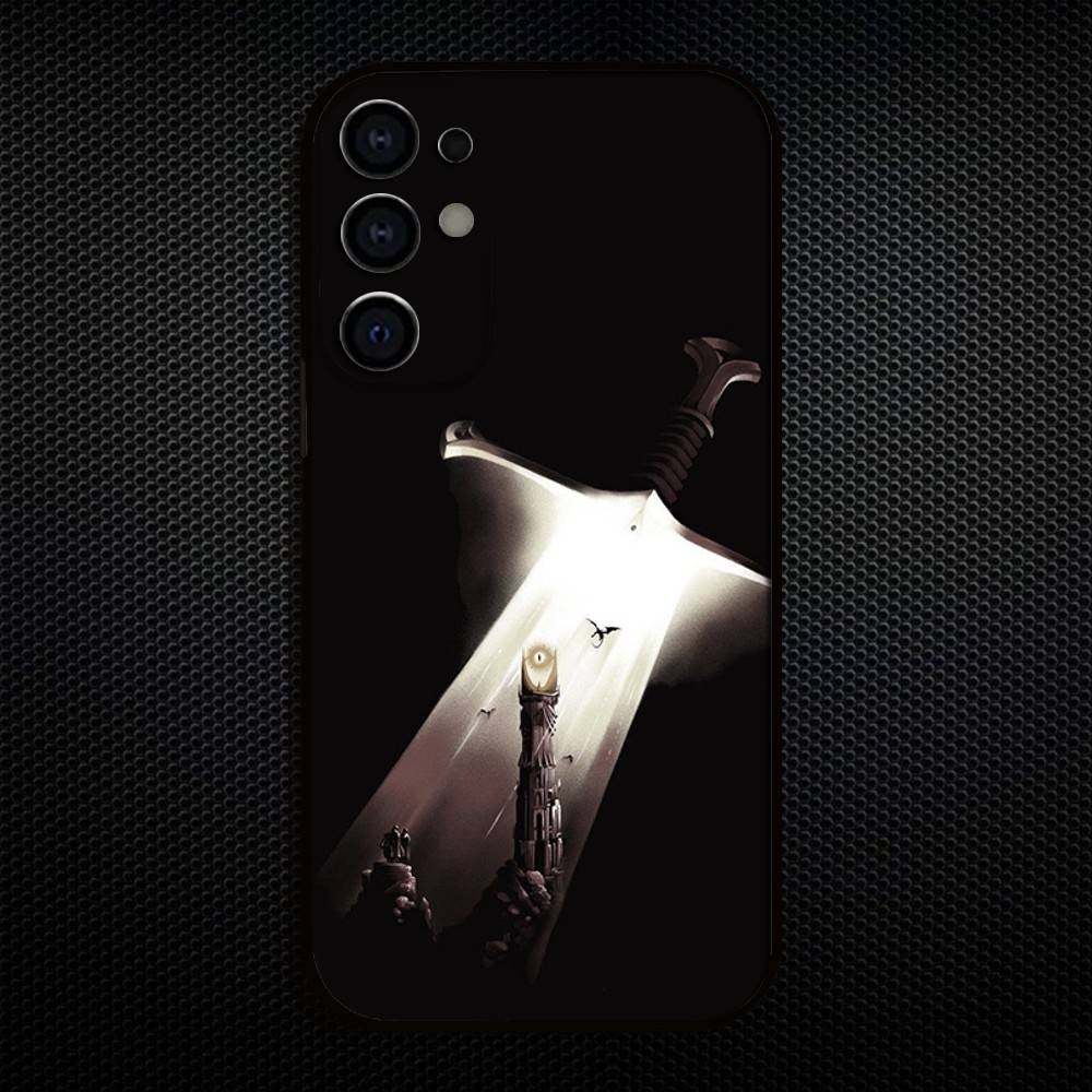 The L-Lord R-Rings Phone Case For Samsung S25,S24,S23,S22,S21,S20,Plus,Fe,Lite,Others Soft Black Cover