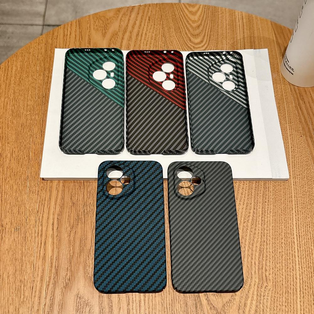 For Honor 400 5G (Global) Case Hard PC Phone Cover Carbon Fiber Texture Drop Proof