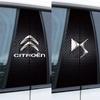 2 Stück Auto-Emblem Mittelpfosten-Aufkleber Auto-Tür Dekorationsaufkleber Für Citroen C1 C2 C3 DS3 Vts C4 Saxo C4L C5 C6 C8 Xsara DS