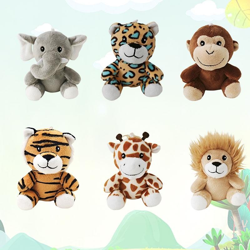 Jungle Animal Lion Tiger Giraffe Stuffed Toy Wholesale Stock