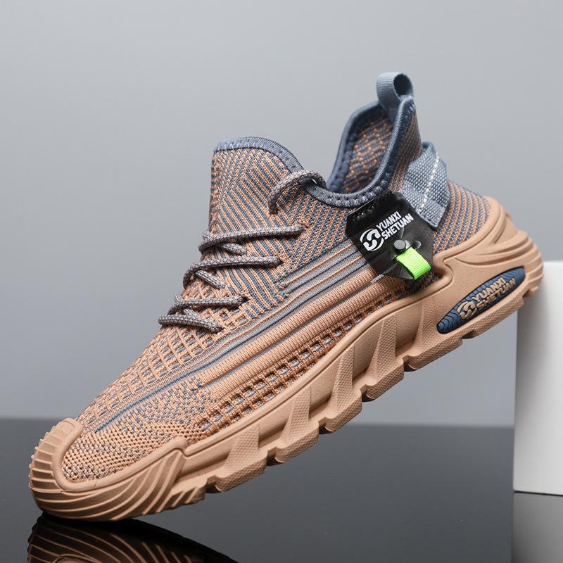 Fashion Shoes for Man 2024 Trend Athletic Running Tennis Travel Sneakers Lace Up Mesh Breathable Outdoor Hiking Sports Casual Shoes