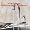 Instant Electric Water Heater Faucet With Digital Display Hot Cold Tap For Kitchen Sink 3000W Rapid Heating Stainless Steel