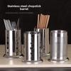 Home Wall Mounted Chopsticks Kitchen Cutlery Spoon Chopsticks No Punch Storage Box