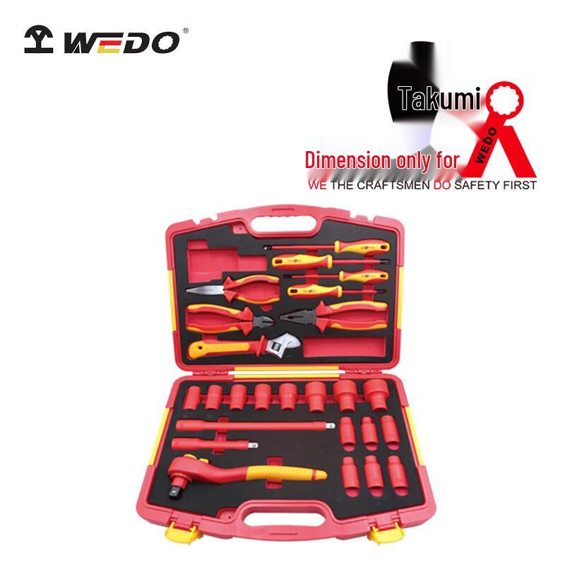 WEDO 25-Piece VDE Insulated Electrician Tool Set