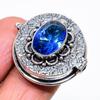 Natural Swiss Blue Topaz Gemstone 925 Sterling Silver Jewelry Ring Size 7 AR-16537