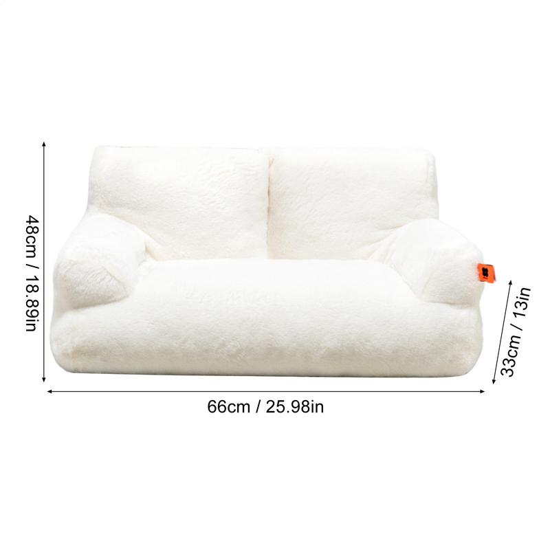 Cat Nest Pet Bed Warm Washable Cat Bed Plush Puppy Bed Small Dog Sofa With Anti-Slip Bottom Pet Bed For Small Medium Dogs Cats
