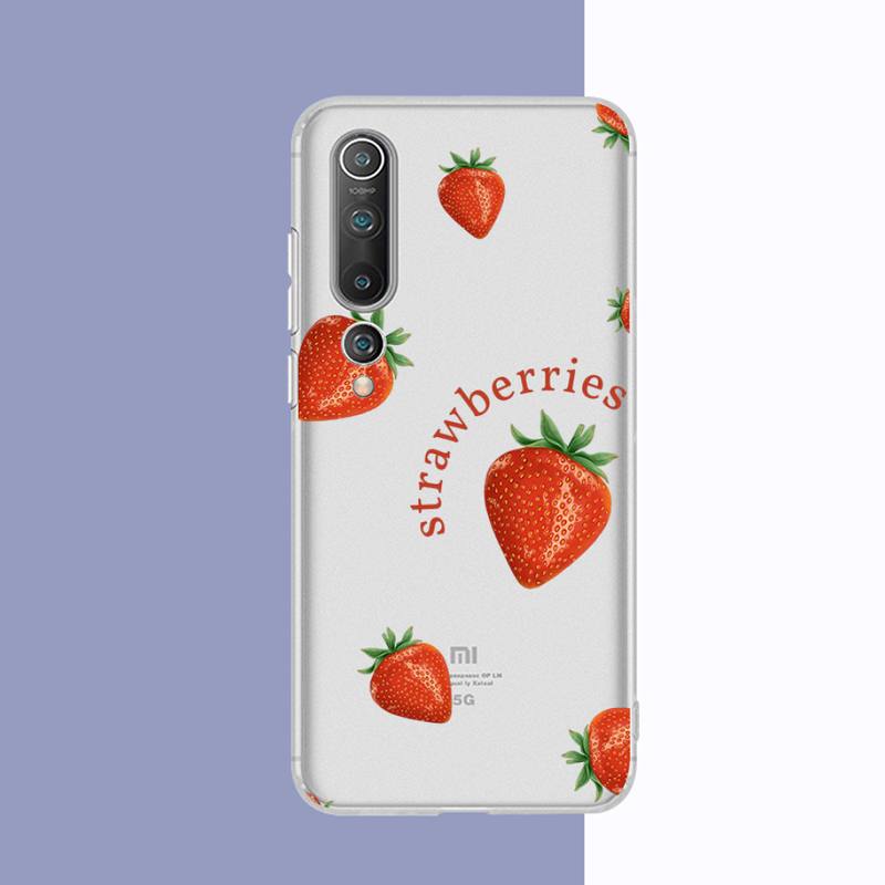 Pfirsich Erdbeere Handyhülle Für Redmi Note 5 7 8 9 10 A K20 pro max lite für Xiaomi 10pro 10T