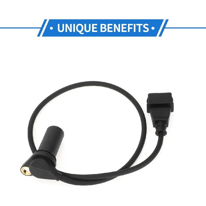 1 Pc Crankshaft Position Sensor for VW Jetta 1.9TDI 1997-1999 Sturdy Metal Plastic Black Engine Crank CKP Sensor