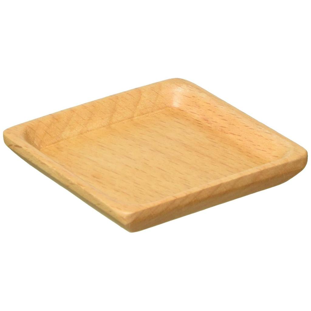 Alfax Small Plate Beech Wood Grain 661cm Komame Square AP-902423