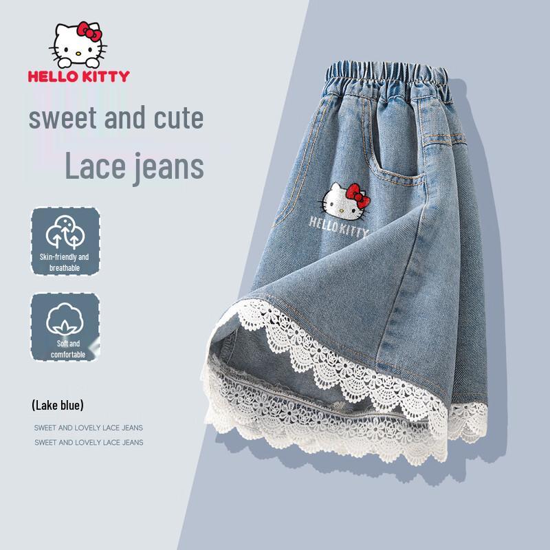 Hello Kitty Girls Summer Denim Shorts 160