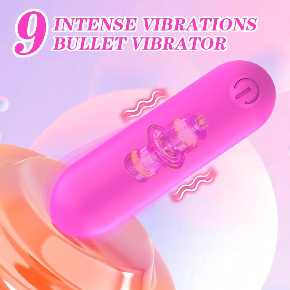 Powerful Bullet Vibrator Women Clitoral Stimulator USB Charge Vaginal G Spot Masturbation 10 Speed Vibrators Adult Sex Toys